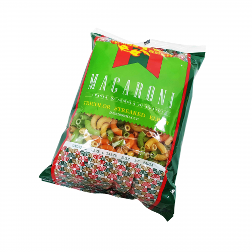 聯華長春藤三色彎管麵500G