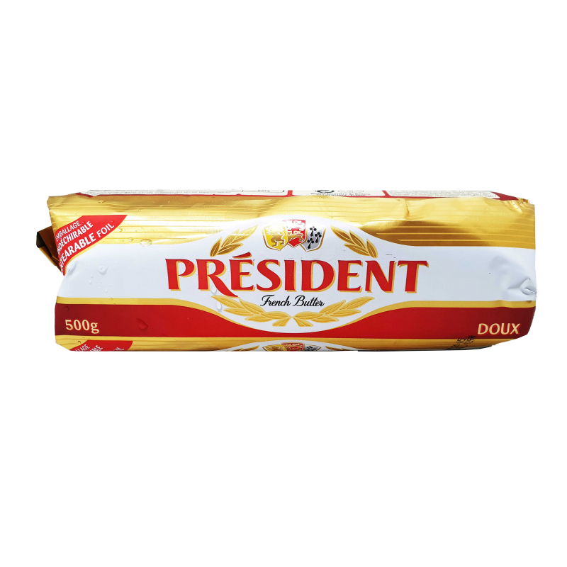 總統牌無鹽奶油500G President Unsalted Butter Roll